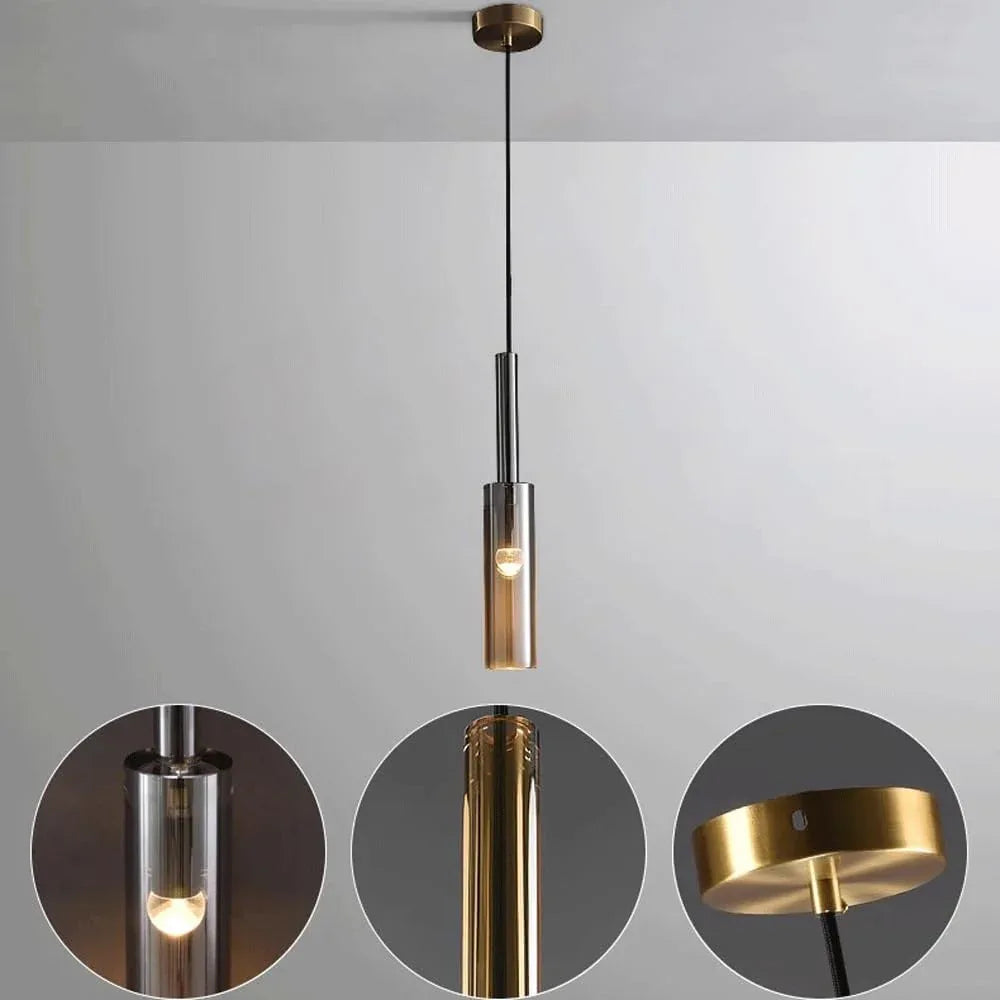 Audara-Creative Crystal Pendant Light, Small-sized Ceiling Hanging Decorative Light Fixture, Modern Minimalist Style, Bohemian Style, Suitable For Bedrooms, Hotel Rooms, Kitchen Islands, Entryways, Et
