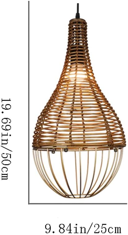 Audara-10-inch Woven Pendant Light Metal Frame Paired with Rattan Material Fresh and Elegant Appearance Retro Without Appearing Old-Fashioned Bohemian, Wabi-sabi, Tropical—a Multi-Style Ceiling Light