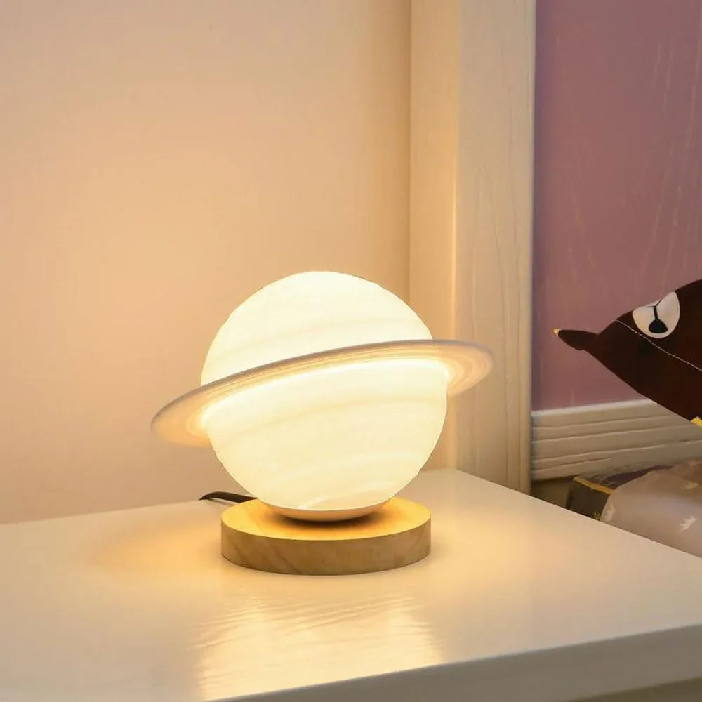 Audara-Creative Simple Children's Room Bedroom Bedside Desk Light Planet Moon Small Desk Lamp Living Room Study Dormitory Table Lamp Villa Flower Shop Clothing Store Decoration Lighting Fixture