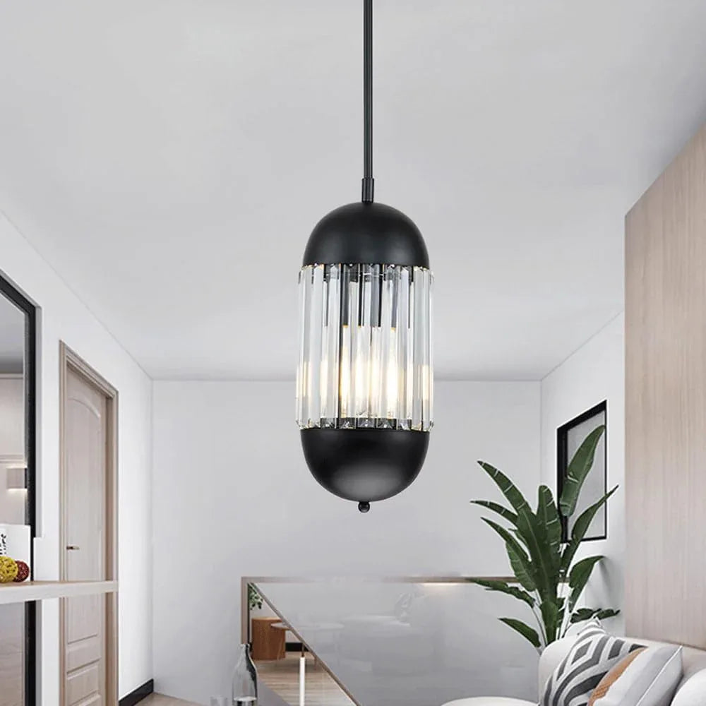 Audara-Glass Pendant Lights, Modern and Luxurious Style, 7-inch Pendant Lamp, Suitable for Various Lighting Scenarios Such As Bedrooms, Dining Rooms, Entryways, and Kitchen Islands