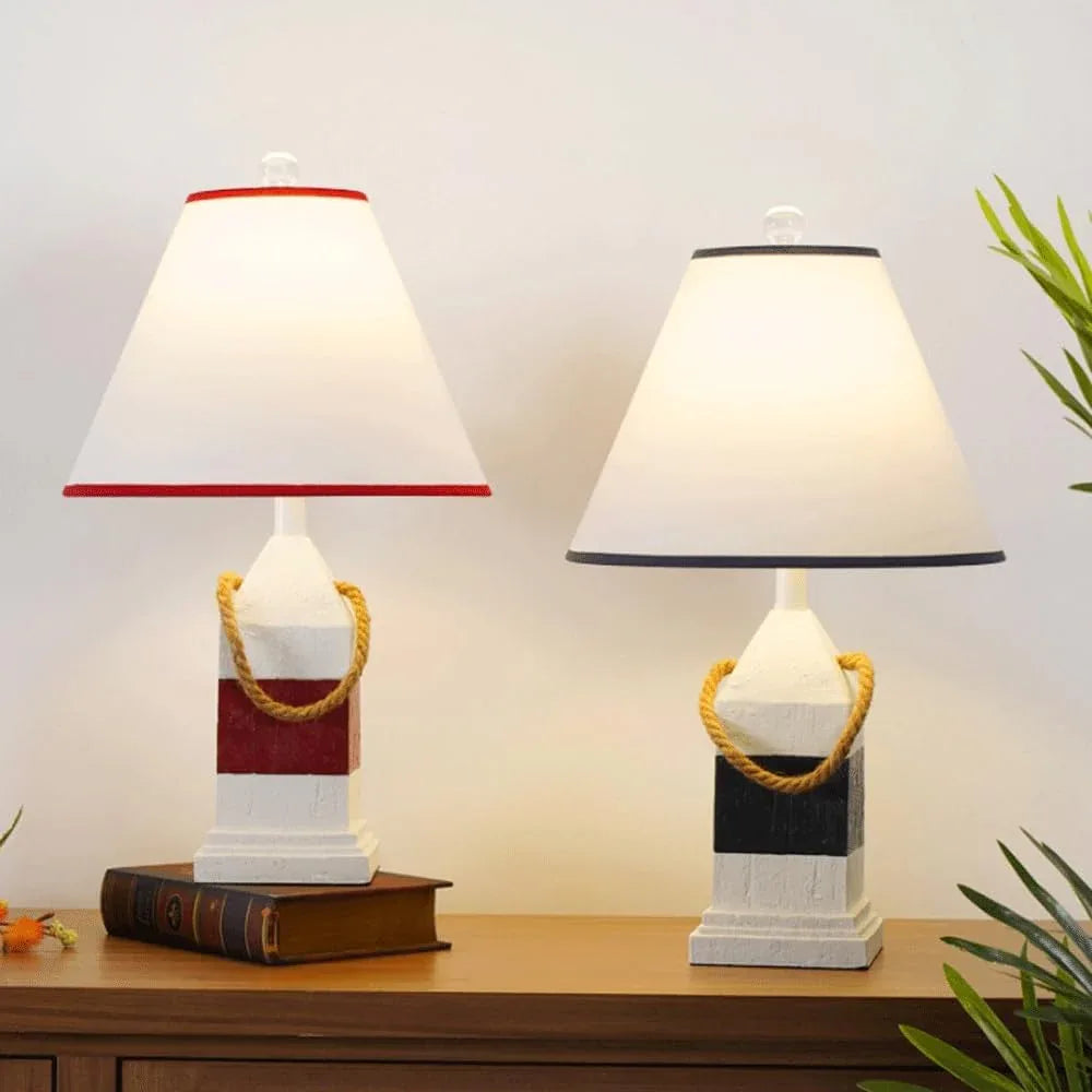 Audara-American Vintage White Fabric Resin Desk Light Luxury Warm Dormitory Apartment Bedroom Desk Lamp Cottage Villa Restaurant Lighting Fixture Club Model Room Study Living Room Table Lamp