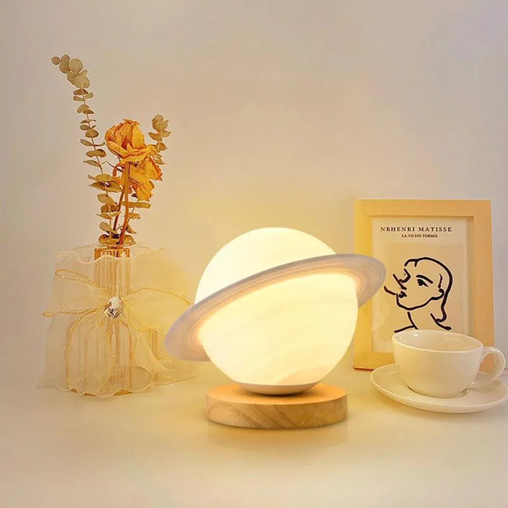 Audara-Creative Simple Children's Room Bedroom Bedside Desk Light Planet Moon Small Desk Lamp Living Room Study Dormitory Table Lamp Villa Flower Shop Clothing Store Decoration Lighting Fixture