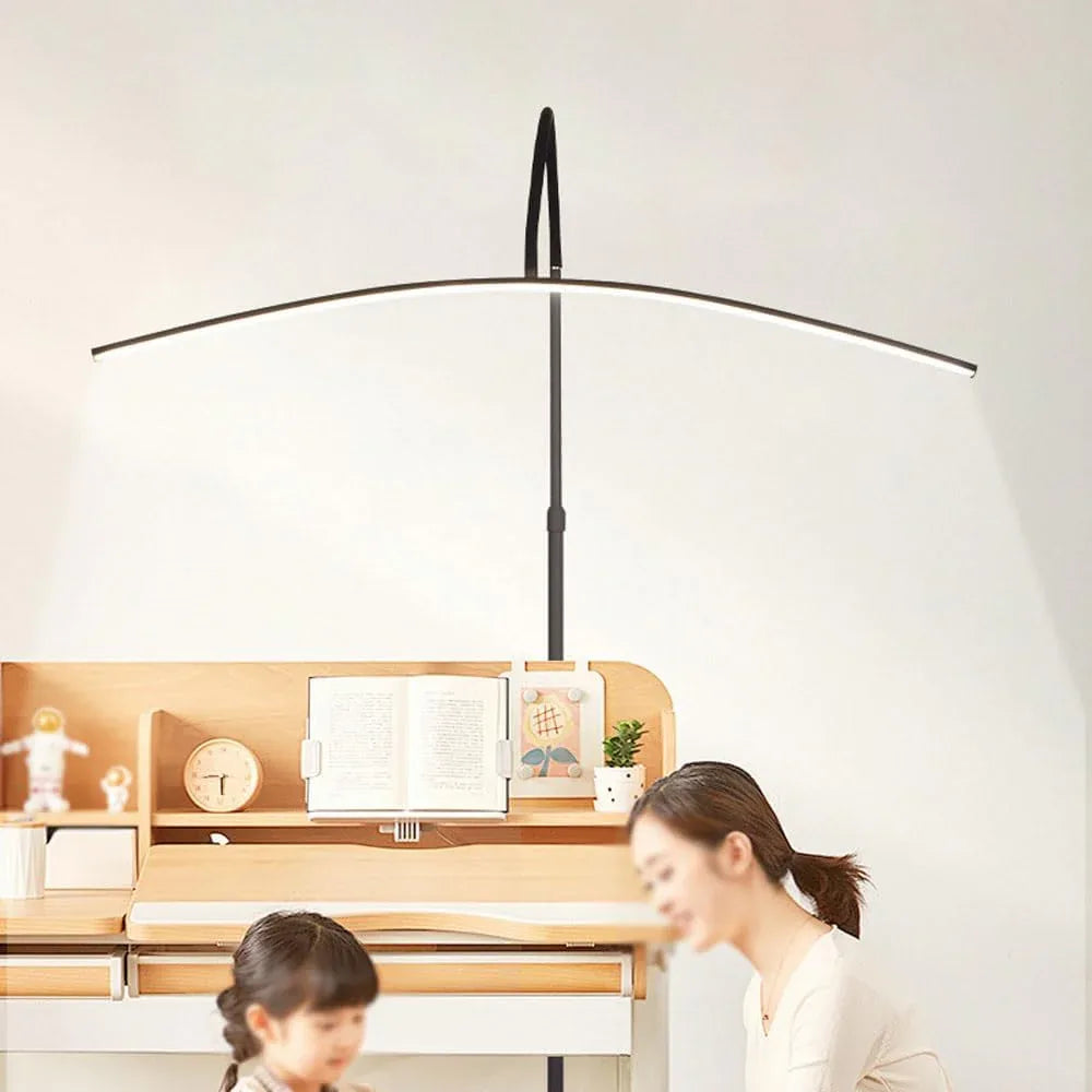 Audara-Full Spectrum Eye Protection RG0 Children's Learning Floor Lamp Remote Control Dimming 3000K-6000K 36W LED Standing Lamp Bedroom Study Living Room Decoration Torch Dormitory Lighting Fixture