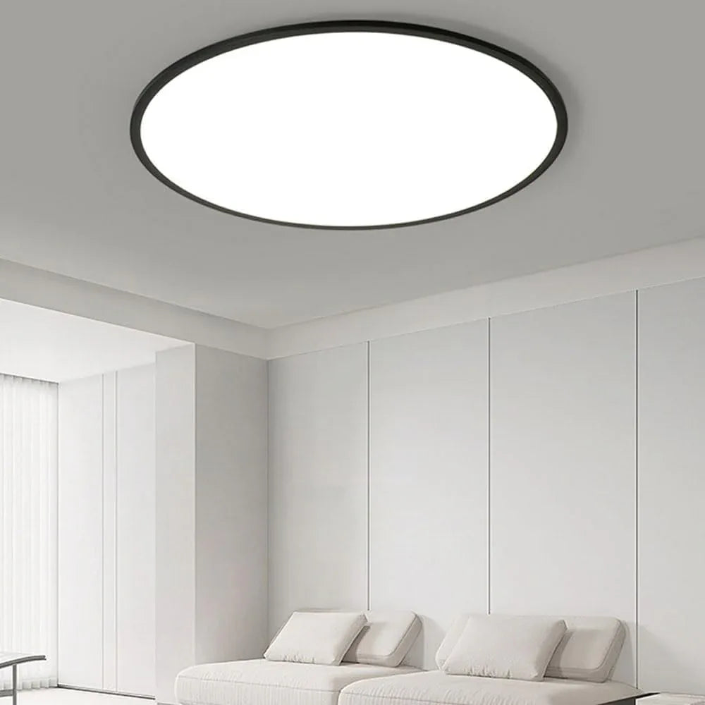 Audara-Minimalist Ultra-thin Round Ceiling Lampled High-grade Room Study Bedroom Eye Protection Ceiling Light Living Room Dining Room Balcony Variable Light Ceiling Fixtures LED Embedded Ceiling Lighting