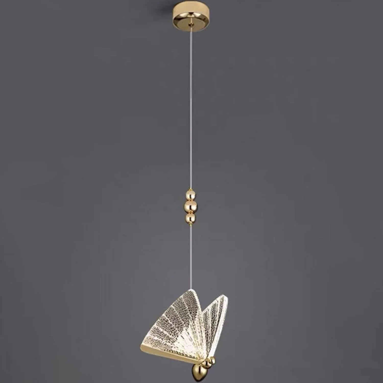 Audara-Crystal Pendant Light, 8-inch Butterfly-shaped Chandelier, Bohemian Style, Minimalist Design, Versatile Lighting Fixture Suitable For Living Rooms, Cafes, Dining Rooms, Kitchen Islands, And Ent