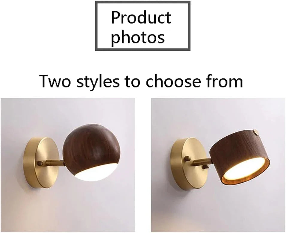 Audara-Scandinavian Fashion Wall Lamp Simple Bedroom Living Room Wall Lights Light Luxury Corridor Aisle Sconces New Chinese Solid Wood Bedside Mounted Lighting Fixture