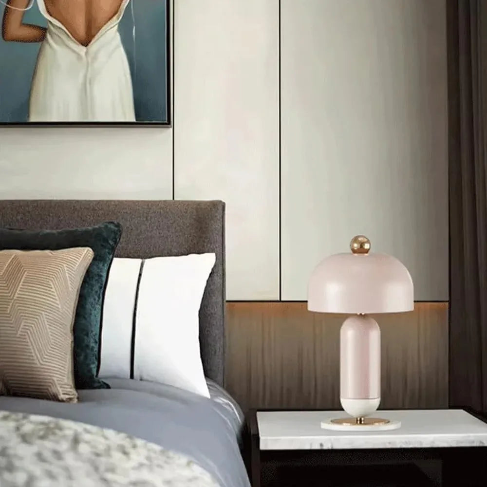 Audara-Warm Creative Bedroom Bedside Children's Room Desk Light Scandinavian French Style Model House Background Wall Desk Lamp Villa Coffee Shop Dining Room Lighting Fixture Living Room Office Table Lamp