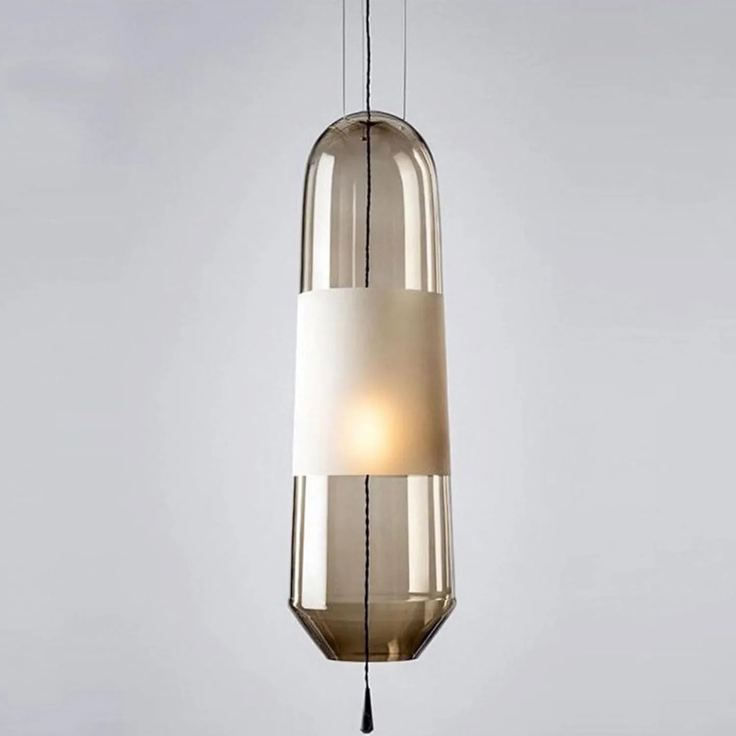 Audara-5-inch Minimalist French-Style Crystal Pendant Light, Suitable for Multiple Scenarios Including Bedroom, Bedside, Hotel, Entryway, and Kitchen Island. Modern Bohemian Style.