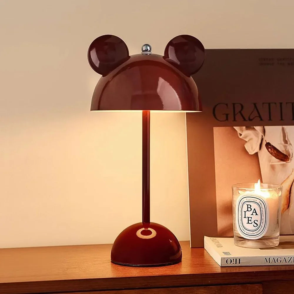 Audara-Creative Light Luxury Bedroom Living Room Bedside Desk Light Warm Ambiance Red Metal Desk Lamp Wedding Office Study Room Dormitory Table Lamp Restaurant Clothing Store Decoration Lighting Fixture