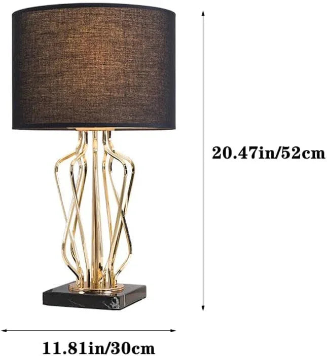 Audara-Scandinavian Creative Study Office Desk Light Light Luxury High-end High-end Marble Metal Desk Lamp Living Room Bedroom Dining Room Table Lamp Club Villa Farmhouse Rustic Lighting Fixture