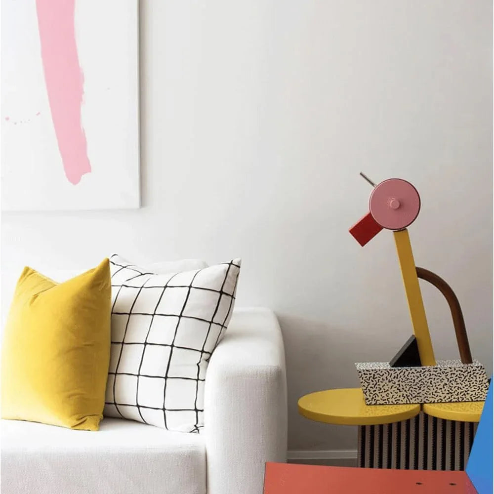Audara-Creative Warm Geometric Bird Children's Room Desk Light Cartoon Toys Colourful Glaze Metal Desk Lamp Bedroom Bedside Boys Girls Room Table Lamp Nursery Library School Lighting Fixture
