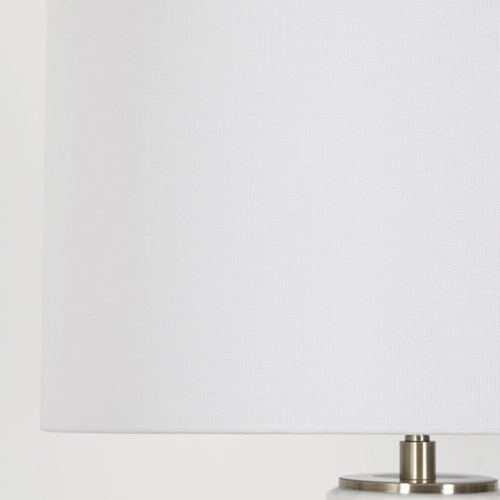 Audara-Luxury Nordic Study Office Desk Light Simple Bedroom Bedside Living Room Desk Lamp Hotel Front Desk Coffee Shop Restaurant Table Lamp White Fabric Ceramic Decoration Lighting Fixture