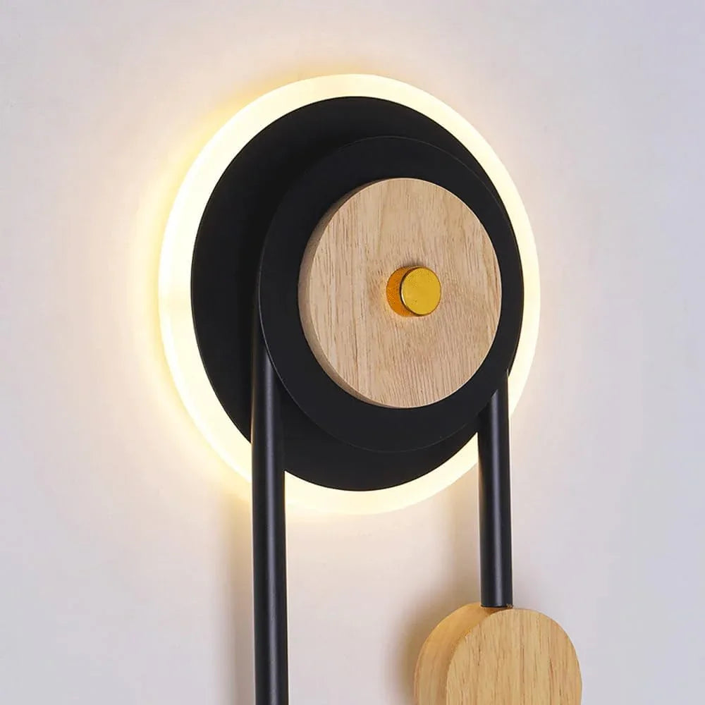 Audara-Postmodern Creative Background Wall Wall Lamp Simple Living Room LED Wall Lights Bedroom Bedside Ambience Sconces Aisle Corridor Entrance Mounted Lighting Fixture