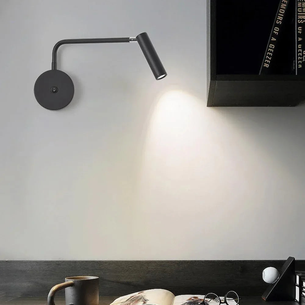 Audara-Scandinavian Simple LED Wall Lamp Bedroom Bedside Reading Wall Lights Creative Light Luxury Study Room Sconces Aisle Corridor Foyer Mounted Lighting Fixture