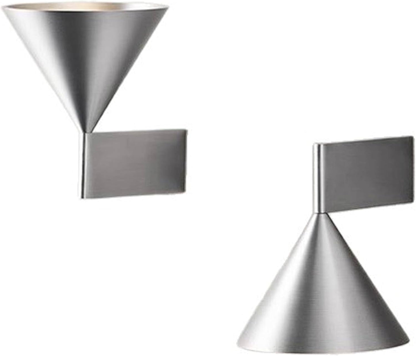 Audara-Sconces Wall Decor Set of 2 Minimalist Bedroom Headboard LED Wall Light Living Room Feature Wall & Hallway Wall Lamp Conical Unique Artistic Wall Light Fixture