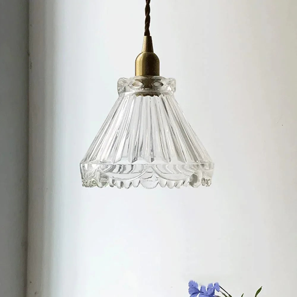 Audara-6-inch Crystal Pendant Light, Suitable for Bohemian and Modern Minimalist Styles. Small Size, Ideal for Bedrooms, Hotels, Studies, Living Rooms, Kitchen Islands, Entryways, and Other Spaces.