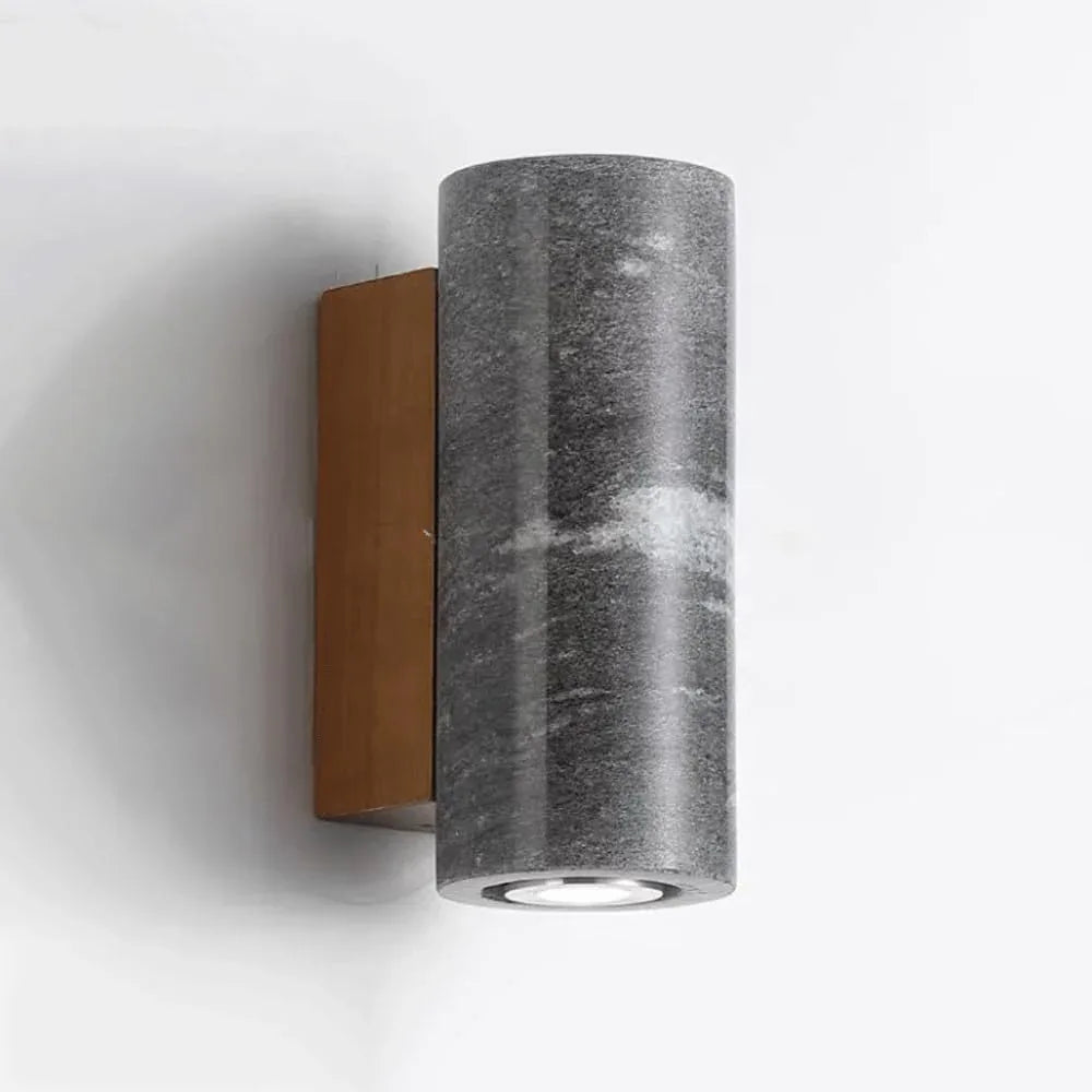 Audara-Wabi-sabi Wind Gray Wall Lamp Bedroom Minimalist Backdrop Wall Lights Designer Staircase Aisle Sconces B&B Vintage Bedside Mounted Lighting Fixture