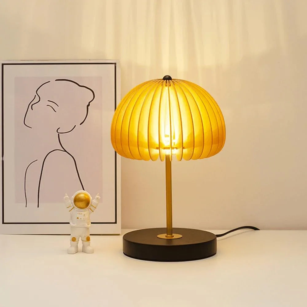 Audara-Modern Luxury Light Bedroom Bedside Desk Light Chinese Zen Metal Wooden Desk Lamp Adjustable Study Office Table Lamp Club Coffee Shop B&B Farmhouse Hotel Decoration Lighting Fixture