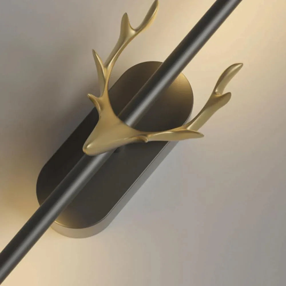 Audara-Simple Modern Long Wall Lamp Creative Antlers Bed Head Wall Lights Living Room Background Wall LED Sconces Living Room Entrance Hall Aisle Mounted Lighting Fixture
