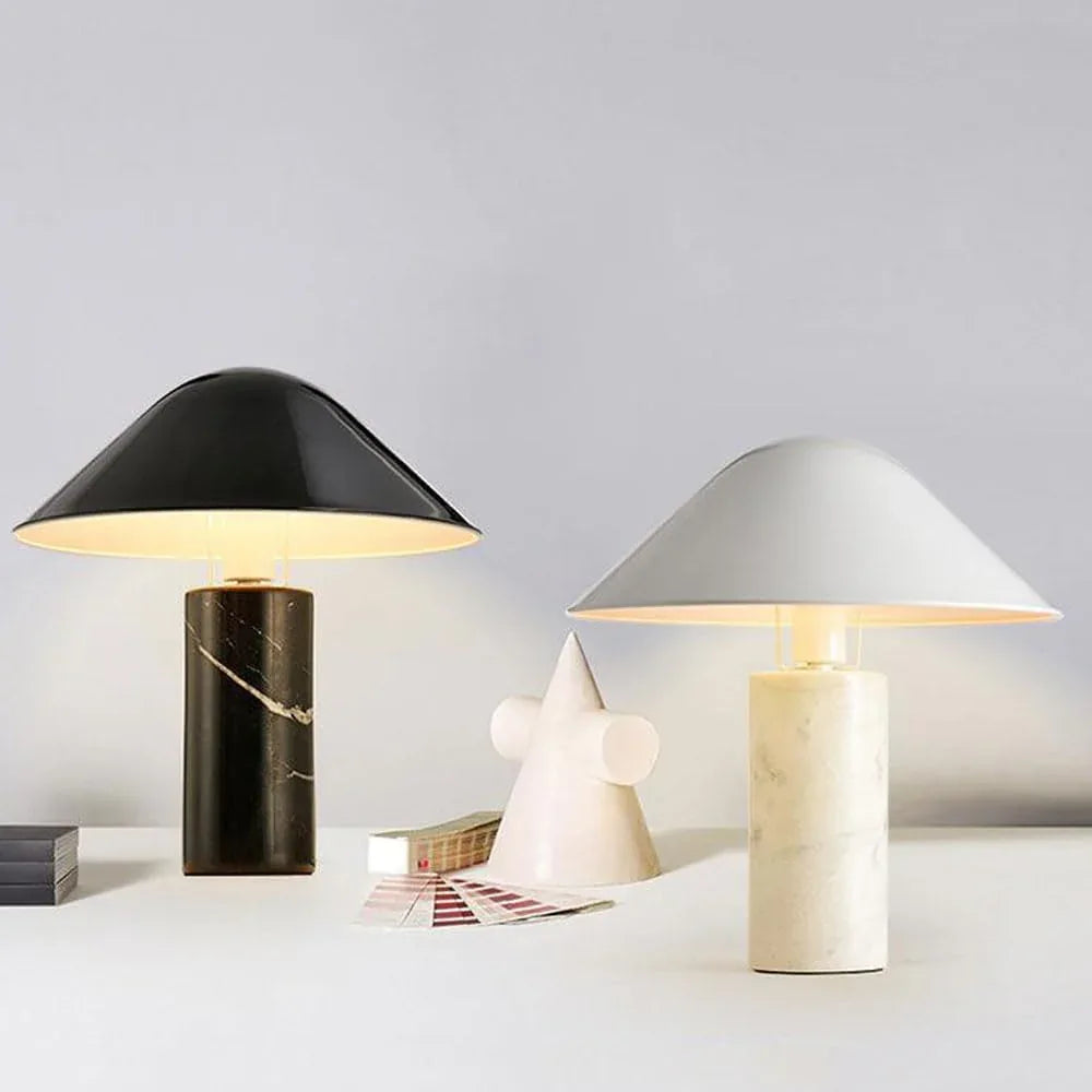 Audara-Postmodern Simple Marble Desk Light Light Luxury Living Room Counter Bedroom Desk Lamp Dining Room B&B Farmhouse Coffee Shop Lighting Fixture Model House Showroom Bedside Table Lamp