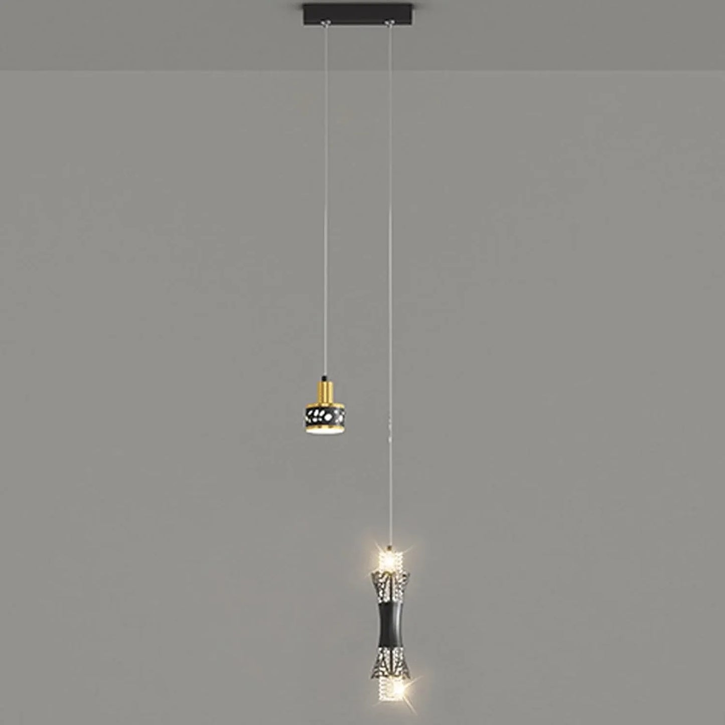 Audara-Small Crystal Pendant Light, Decorative Lamp, Bohemian Style, European Minimalist Style, Suitable for Bedrooms, Hotel Entryways, Kitchen Islands, and Other Scenarios.