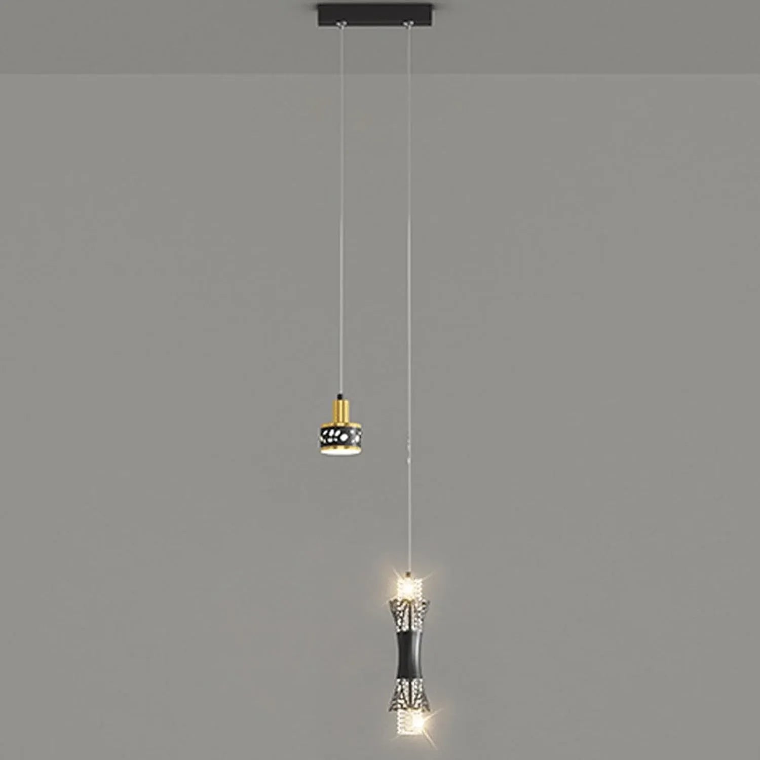 Audara-Small Crystal Pendant Light, Decorative Lamp, Bohemian Style, European Minimalist Style, Suitable for Bedrooms, Hotel Entryways, Kitchen Islands, and Other Scenarios.
