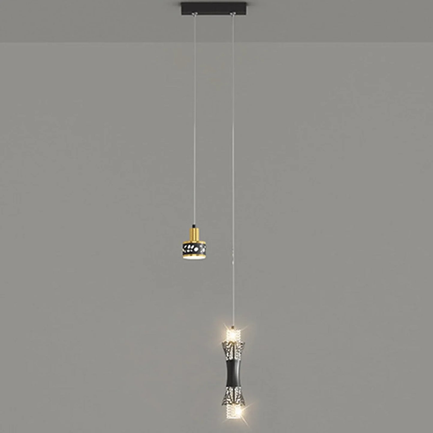 Audara-Small Crystal Pendant Light, Decorative Lamp, Bohemian Style, European Minimalist Style, Suitable for Bedrooms, Hotel Entryways, Kitchen Islands, and Other Scenarios. B