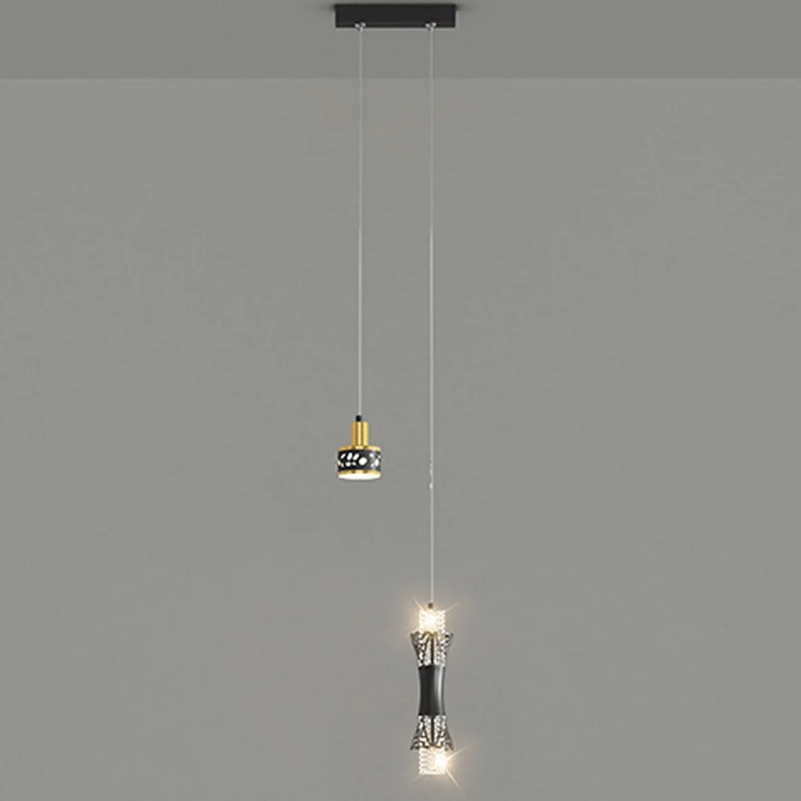 Audara-Small Crystal Pendant Light, Decorative Lamp, Bohemian Style, European Minimalist Style, Suitable for Bedrooms, Hotel Entryways, Kitchen Islands, and Other Scenarios. B