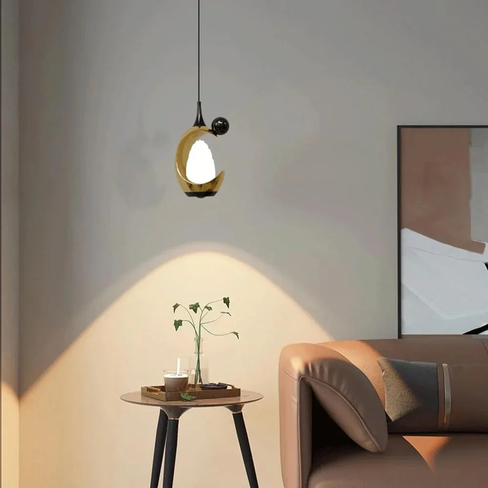 Audara-Modern Simple Liftable 3000K Warm Light Pendant Lightled Creative Light Luxury Bedside Chandeliers 3.74in Three Colors Available HangingLamp Bedroom Hallway Entryway Decor Lighting Fixture