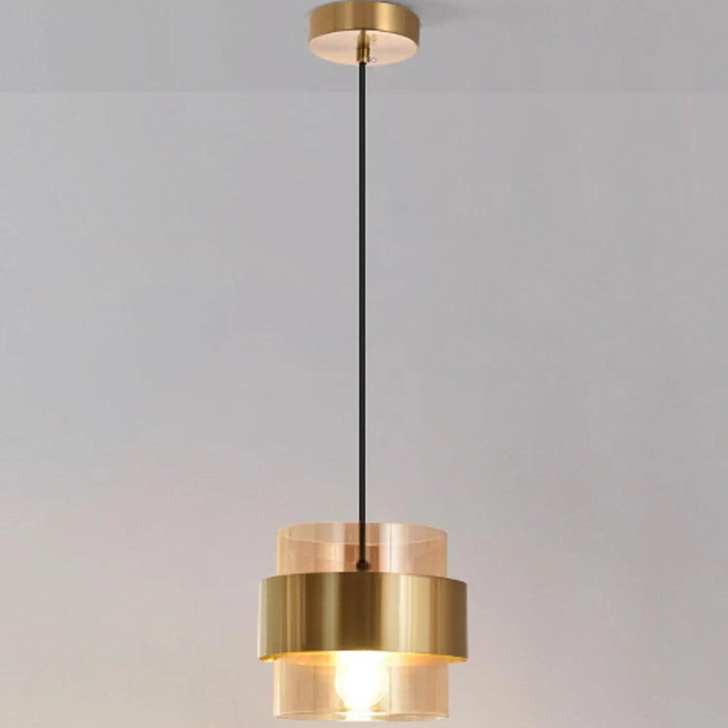 Audara-7-inch Minimalist Glass Pendant Lights Easily Complement Various Decor Styles and Can Be Installed in Bedrooms, Living Rooms, Dining Rooms, Kitchen Islands, Cafes, Offices, and More.