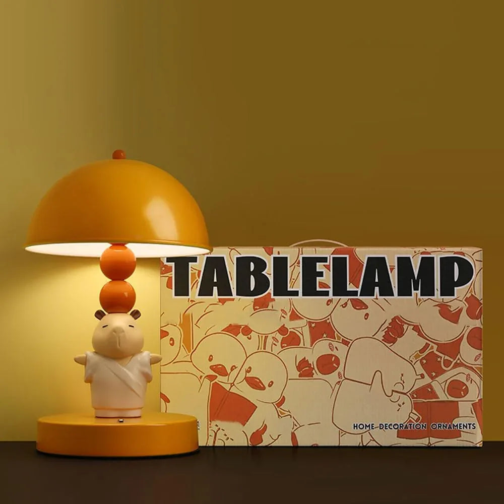 Audara-Creative Cartoon Bedroom Bedside Children's Room Desk Light Cute Metal Resin Desk Lamp School Dormitory Library Amusement Park Decoration Table Lamp Restaurant Coffee Shop Lighting Fixture