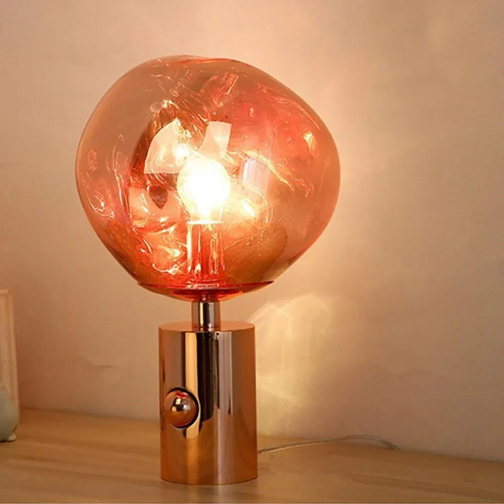 Audara-Creative Warm Living Room Bedroom Desk Light French Romantic Sphere Acrylic Desk Lamp Restaurant Coffee Shop Bar Table Lamp Office Apartment Dormitory Mall Decoration Lighting Fixture