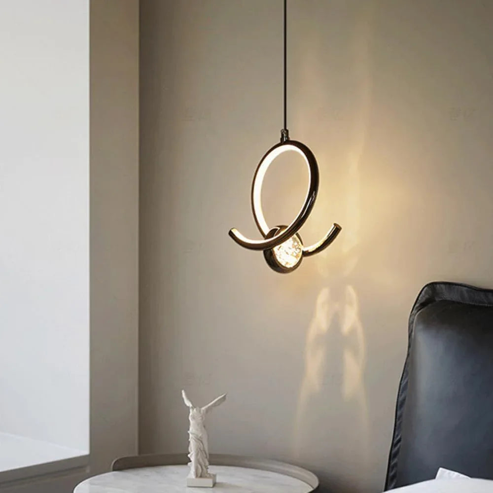 Audara-7-inch Crystal Pendant Light, Decorative Lighting Fixture, Bohemian Style, European Minimalist Style, Suitable for Bedrooms, Hotel Entryways, Kitchen Islands, and Other Scenarios.