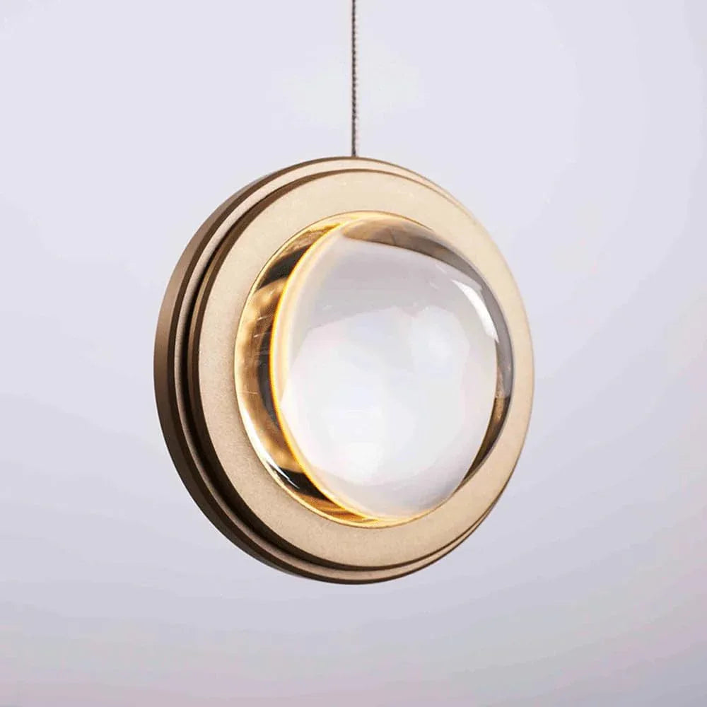 Audara-5-inch Crystal Pendant Light, Bohemian Style, Creative Decorative Lamp, Suitable for Various Spaces Such As Bedrooms, Hotels, Studies, Living Rooms, Kitchen Islands, and Entryways.