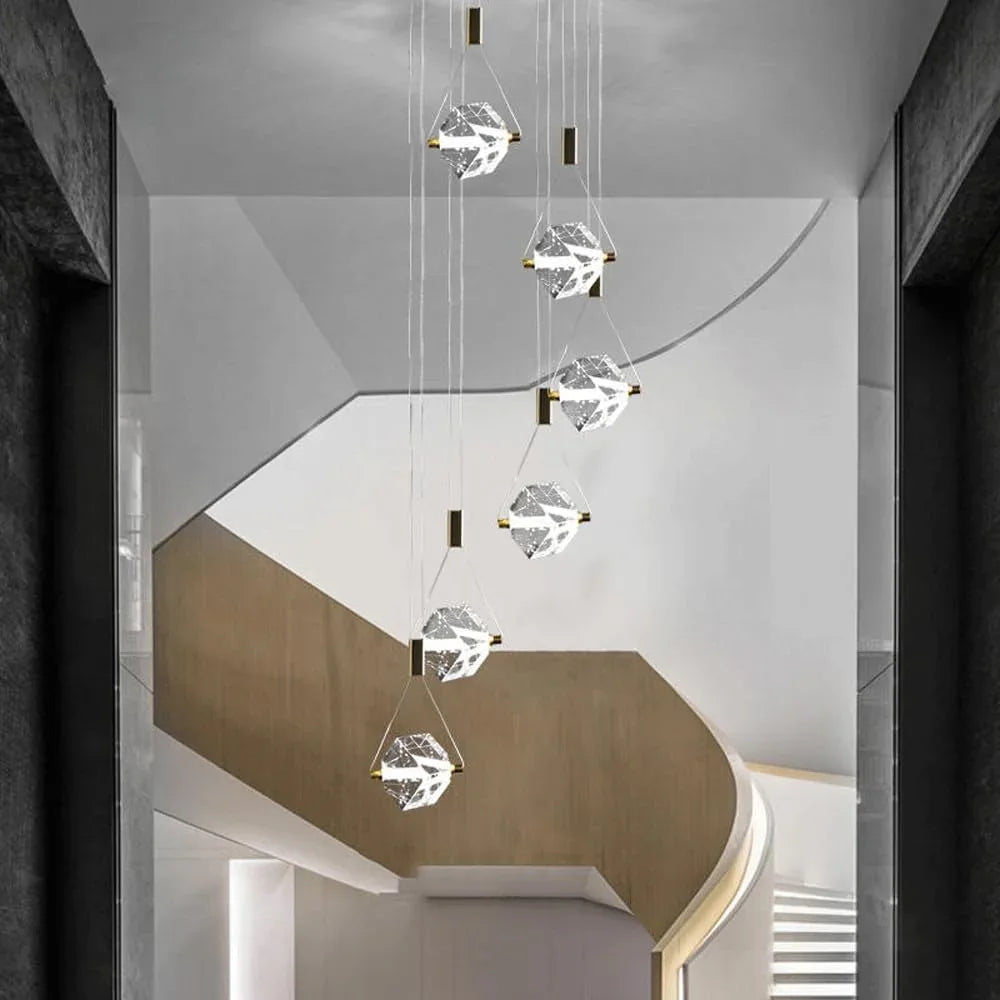 Audara-Small Crystal Pendant Light With Metallic Copper Accents, A Bedroom Bedside Decorative Lamp That Cleverly Blends Minimalist And Bohemian Styles. Suitable For Dining Rooms, Living Rooms, Entrywa