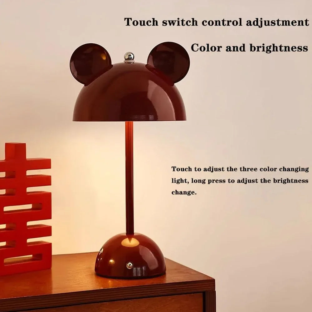 Audara-Creative Light Luxury Bedroom Living Room Bedside Desk Light Warm Ambiance Red Metal Desk Lamp Wedding Office Study Room Dormitory Table Lamp Restaurant Clothing Store Decoration Lighting Fixture