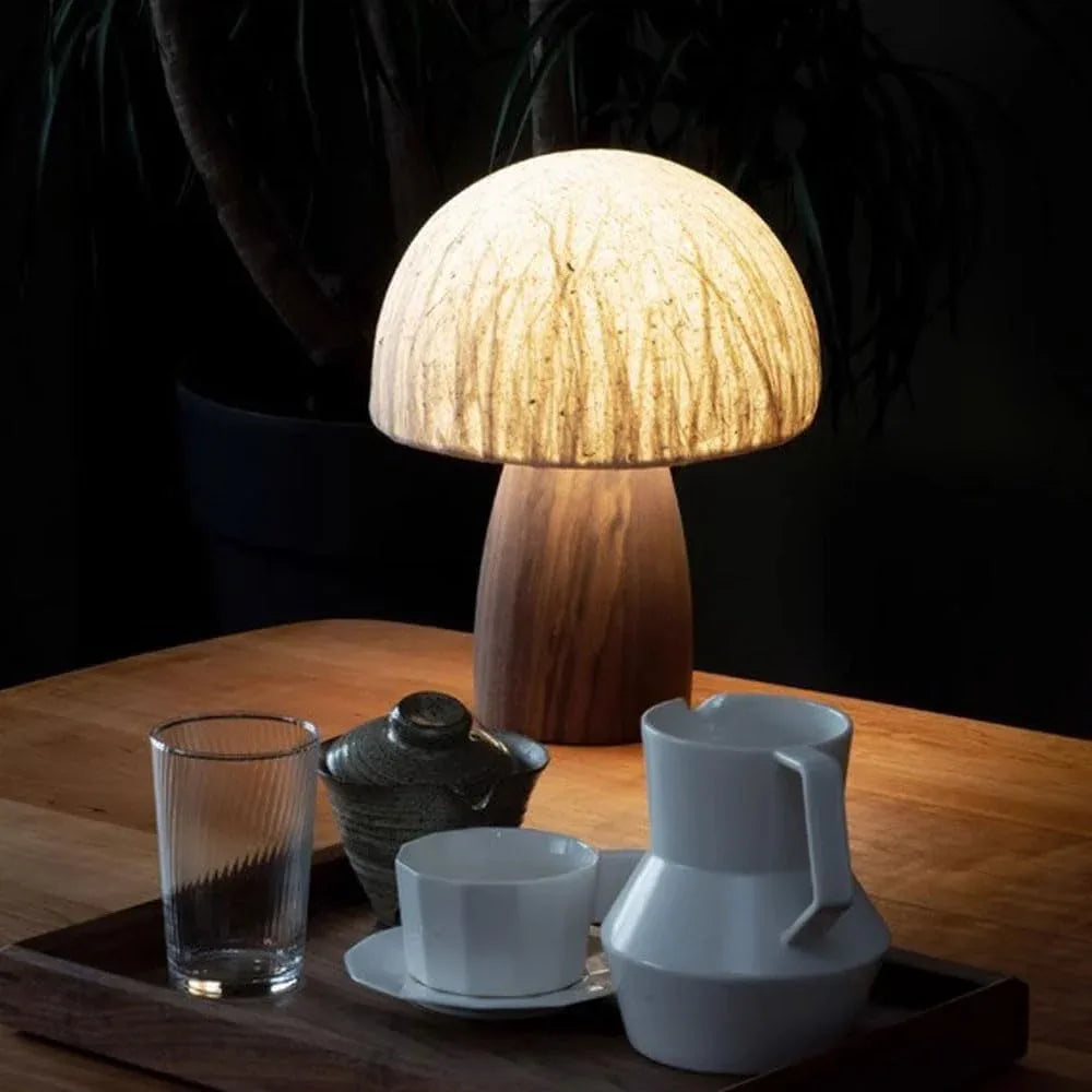 Audara-Minimalist Creative Balcony Bedroom Bedside Desk Light Warm Japanese Handmade Desk Coffee Table Sofa Desk Lamp Office Hotel Front Desk Table Lamp Dormitory Apartment Decoration Lighting Fixture