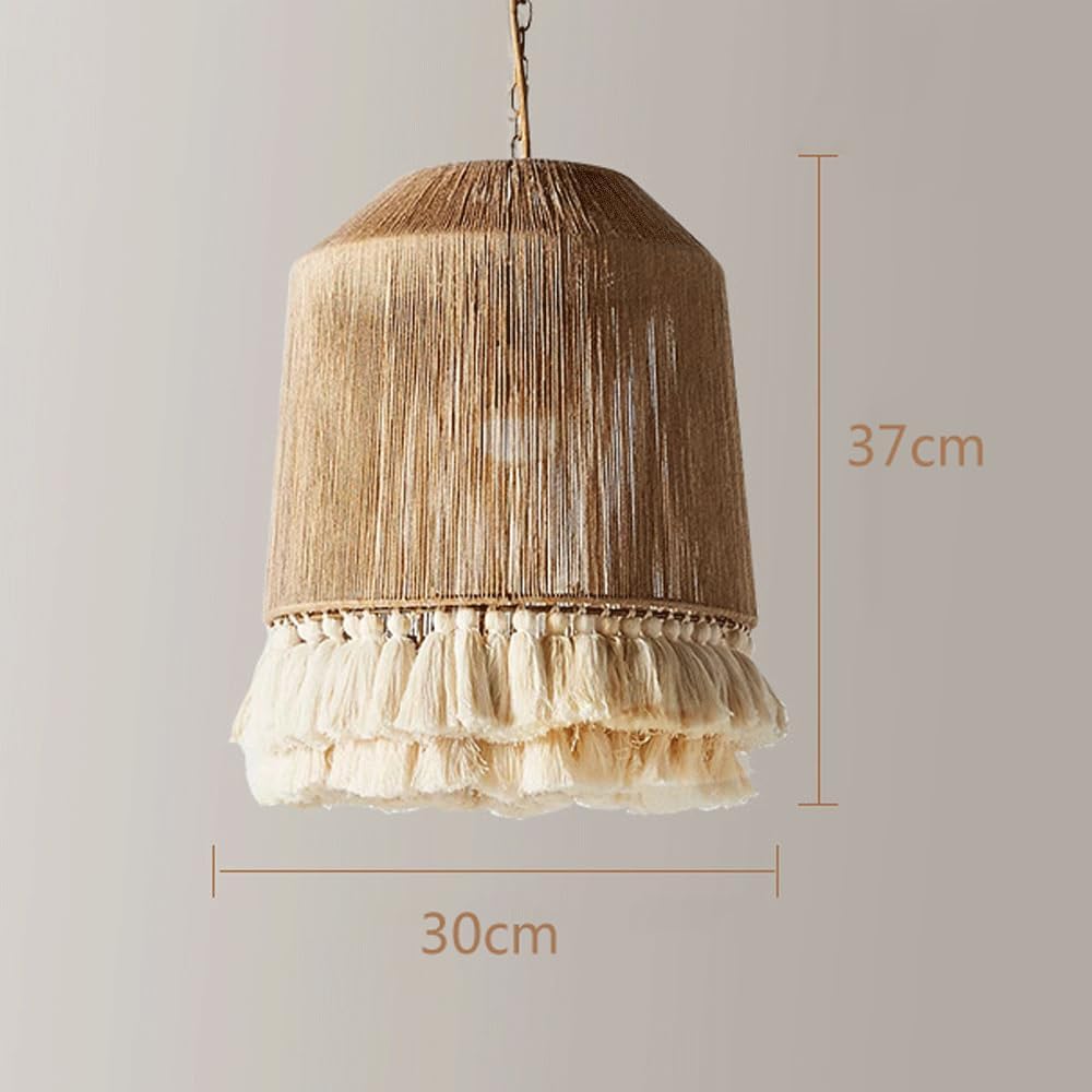 Audara-Romance Française de Style ScandinaveLustres/Nouvelle Suspension Chinoise/Luminaire Tressé Main/Chambre d'Hôtes CampagneMaison de ThéBalconCouloirStudioRestaurant de FondueLampe Suspendue