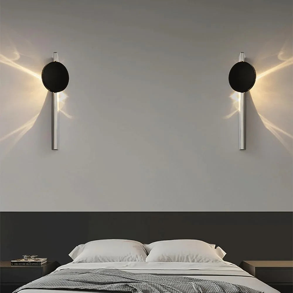 Audara-Designer Minimalist Rotatable Wall Lamp Creative Light Effect Ripple Wall Lights Living Room Bedside Ambience Sconces Entrance Hall Passageway Stairs Mounted Lighting Fixture