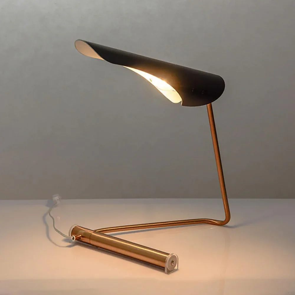 Audara-Scandinavian Simplicity Designer Showroom Showroom Desk Light Fashion Geometric Lines Office Desk Lamp Villa Club Cafe Lighting Fixture Bedroom Living Room Sofa Table Lamp