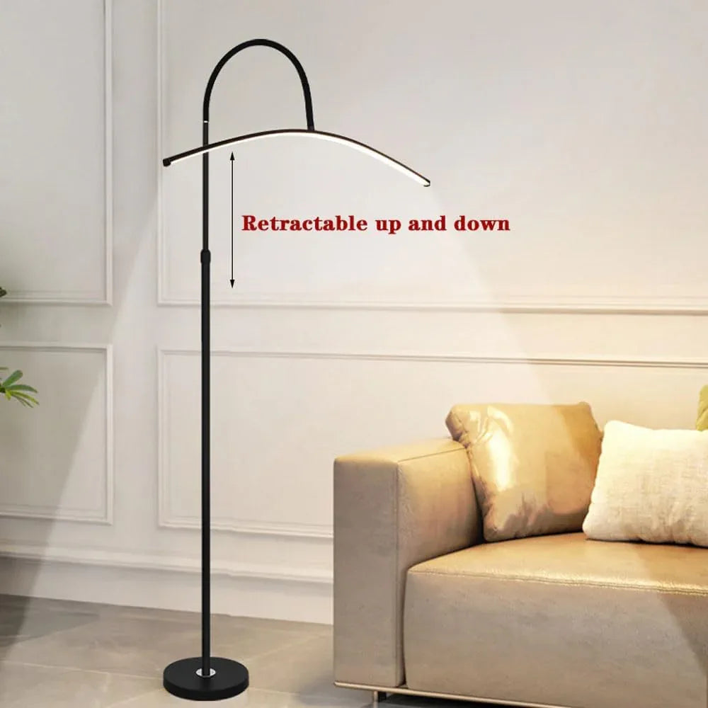 Audara-Full Spectrum Eye Protection RG0 Children's Learning Floor Lamp Remote Control Dimming 3000K-6000K 36W LED Standing Lamp Bedroom Study Living Room Decoration Torch Dormitory Lighting Fixture