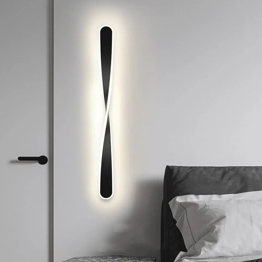 Audara-Light Luxury Living Room Background Wall Wall Lamp Simple Modern Long Wall Lights Creative Minimalist Case Designer Bedroom Sconces Hotel Corridor Corner LED Mounted Lighting Fixture