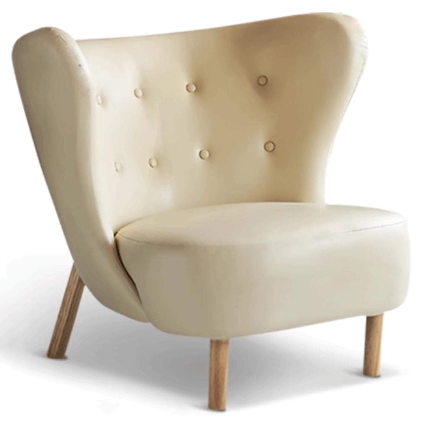 Audara-Floral Fabric Leisure Single Sofa Chair 34 Inch Small-Sized Compact Living Room Chairs with Wrap Around Wingback Chair Furniture Suitable for Bedrooms, Offices, and Hotels