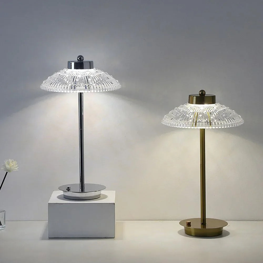 Audara-American Simple Hotel Bedroom Bedside Desk Light Modern Creative Acrylic Hardware Desk Lamp Living Room Study Room Dormitory Table Lamp Dressing Table Villa Exhibition Decoration Lighting Fixture