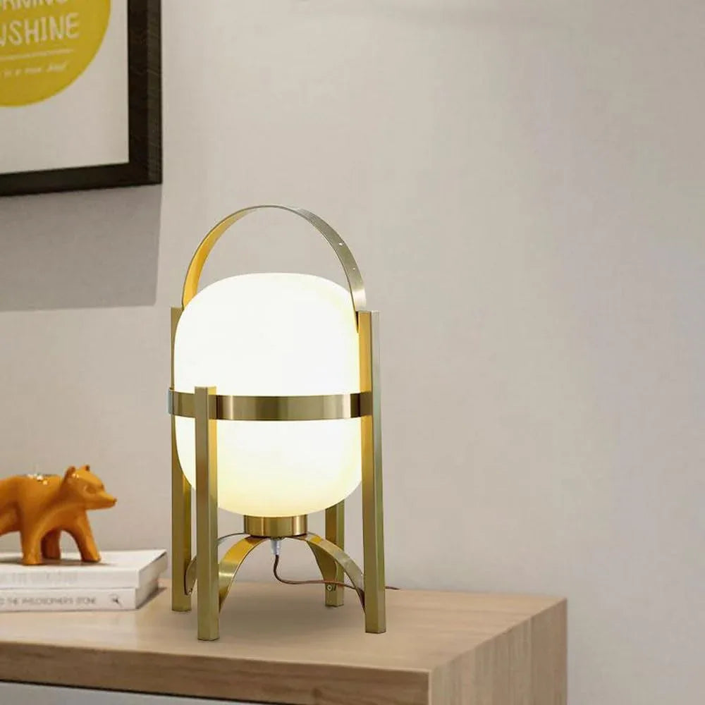 Audara-Modern Simple Showroom Sample Room Desk Light Light Luxury Creative White Glass Desk Lamp Mall Front Desk Rest Area Restaurant Decoration Lighting Fixture Club Living Room Bedroom Table Lamp