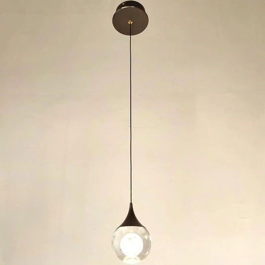 Audara-Crystal Pendant Light, 4-inch, Decorative Bedroom Chandelier with A Modern, Understated Luxury Style. Suitable for Various Spaces Including Hotels, Kitchen Islands, Entryways, and Cafes