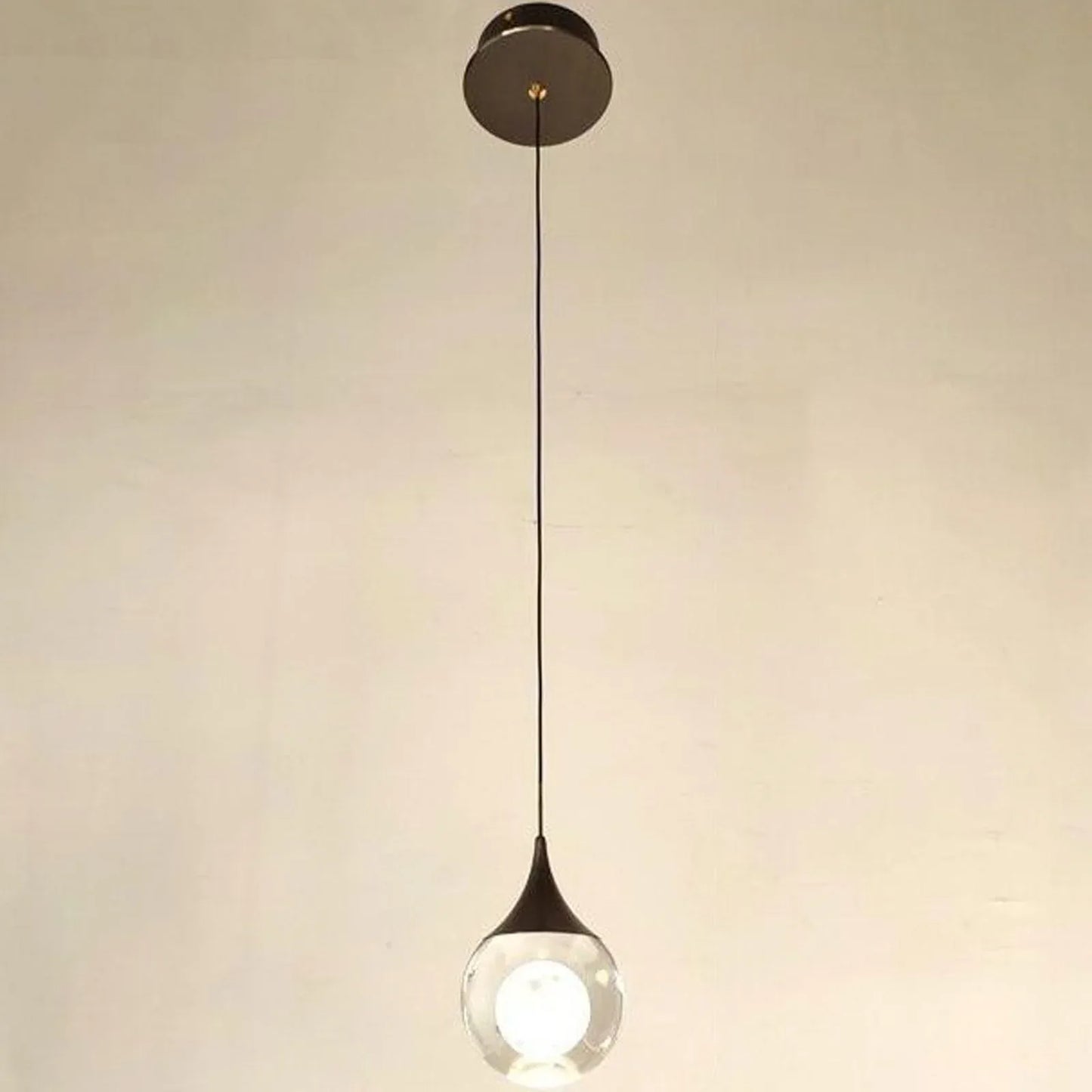 Audara-Crystal Pendant Light, 4-inch, Decorative Bedroom Chandelier with A Modern, Understated Luxury Style. Suitable for Various Spaces Including Hotels, Kitchen Islands, Entryways, and Cafes B