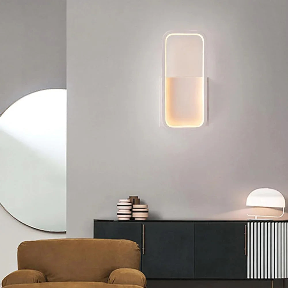 Audara-Modern Simple Living Room Wall Lamp Personalized Bedroom Bedside LED Wall Lights Staircase Aisle Entryway Sconces French Romantic Designer Metal Mounted Lighting Fixture