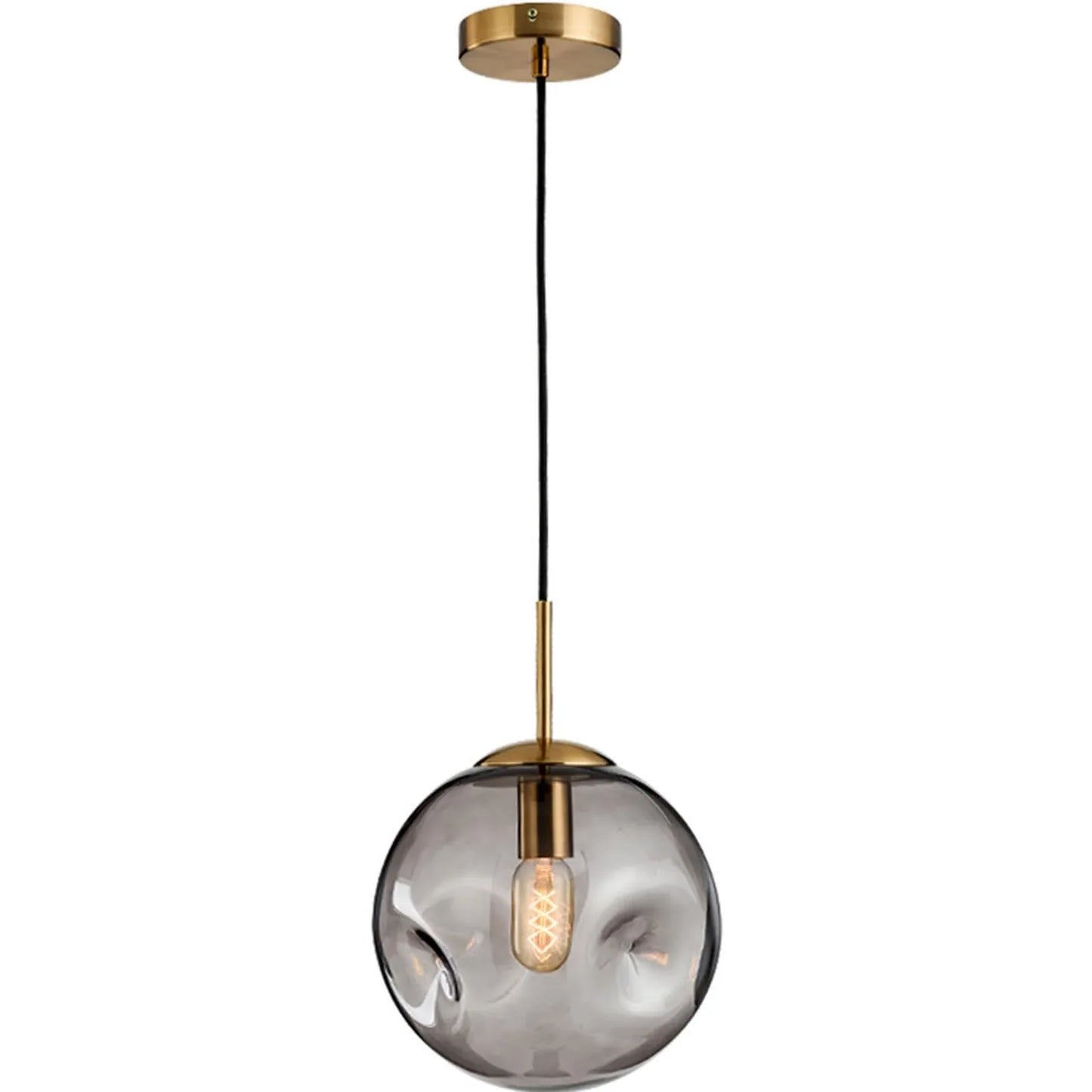 Audara-10-inch Glass Pendant Lights, Spherical Decorative Lamps, Bohemian Style, European Minimalist Style, Suitable For Bedrooms, Hotels, Restaurants, Entryways, Kitchen Islands, And Other Scenarios. B