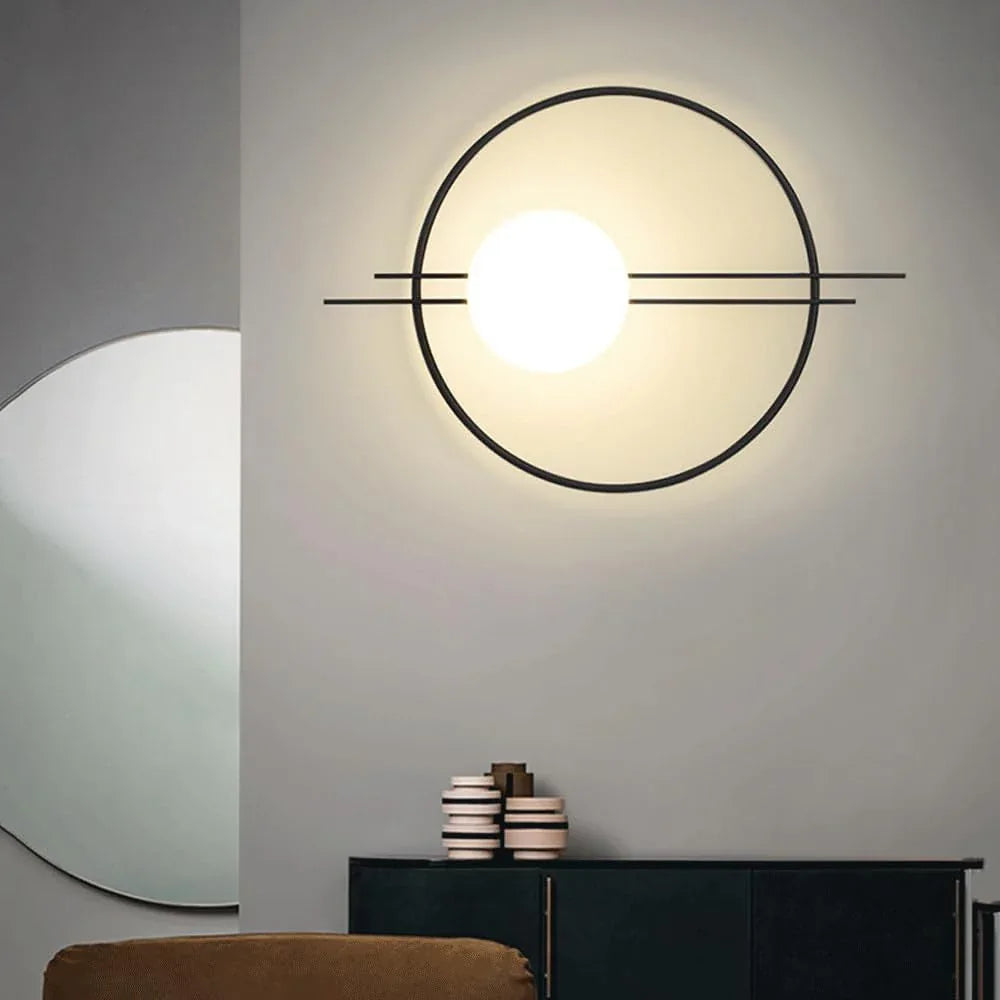 Audara-Scandinavian Background Wall Wall Lamp Creative Living Room Decorative Wall Lights Modern Simple Fashion Sconces Aisle Corridor Entrance Mounted Lighting Fixture